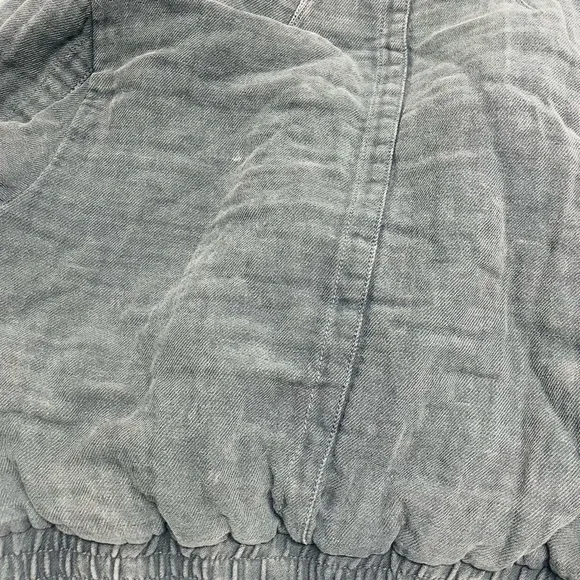 Free people womens crop jacket winter size Small collar removible - Picture 8 of 10